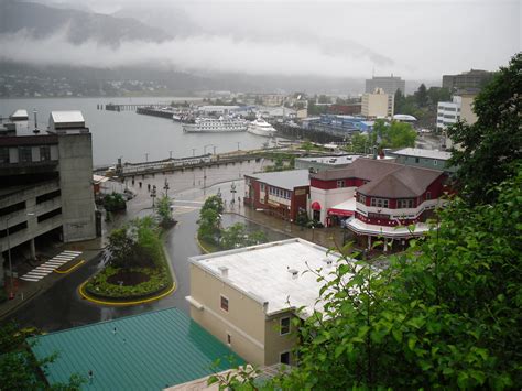 Downtown Juneau from above - KTOO