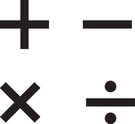 Basic mathematical symbol. Plus and minus icon set. Math symbol. equals symbol. Add sign ...