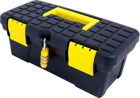 Small Portable Lockable Box The ONLY 9 inch Lock + Box with Handle ...