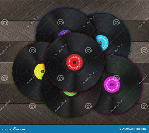 Vinyl Music Background stock vector. Illustration of disc - 29540302