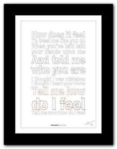 NEW ORDER Blue Monday song lyrics typography poster art print #58 | eBay