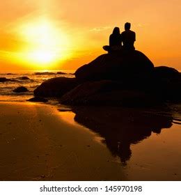 Couple Silhouette Sunrise Morning Stock Photo 110833043 | Shutterstock