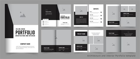 Architecture portfolio or real estate portfolio or project portfolio design template 21988256 ...