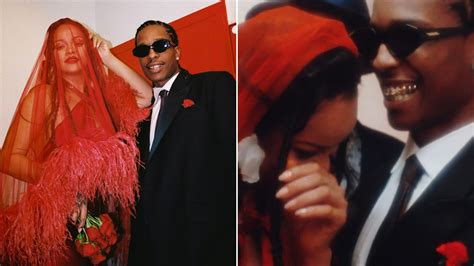 Rihanna & A$AP Rocky Got Married In A Music Vid & Everyone Believed It