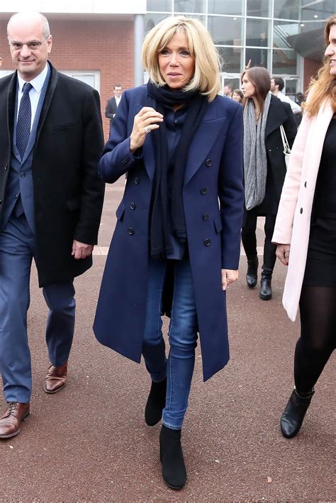 Brigitte Macron Proves You Can Wear Jeans on the Job | Vogue