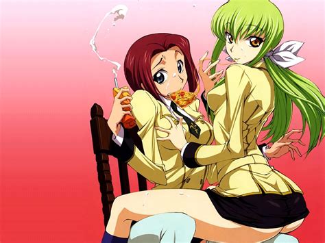 Wallpaper : illustration, anime girls, ass, Code Geass, cartoon ...