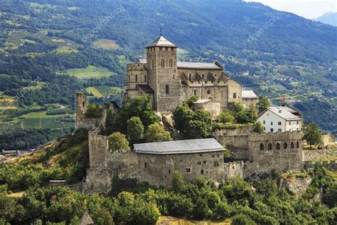 Sion castle switzerland Stock Photo by ©delkoo 122069460