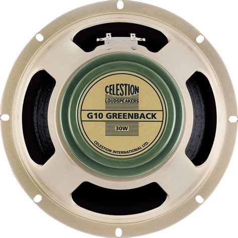 Celestion G10 Greenback - 10 inch 30W Guitar Speaker