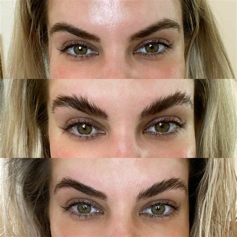 I tried brow lamination on my thick, coarse brows... | Lauren Erro