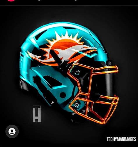Miami Dolphins | New nfl helmets, Football helmets, Dolphins football