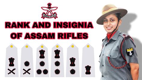 Rank and Insignia of Assam Rifles 🇮🇳 l PARAMILITARY l MOD/MHA - YouTube