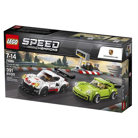 LEGO SPEED CHAMPIONS PORSCHE 911 RSR AND 911 TURBO 3.0 75888 - Toy World Malaysia