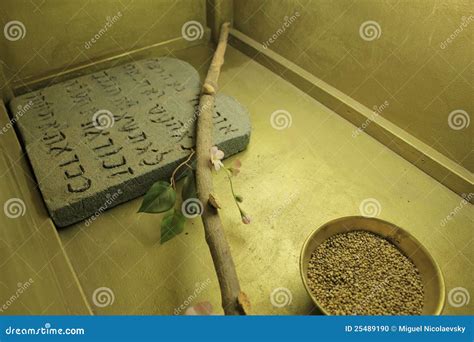 Ten Commandments Inside Ark Model in Israel Stock Photo - Image of desert, tabernacle: 25489190