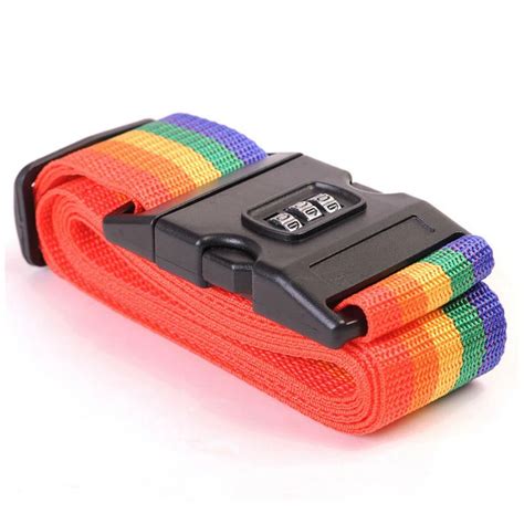 Travel Luggage accessories Rainbow Travel Luggage Suitcase Strap ...