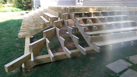 Image result for corner deck stair stringer | Corner deck, Deck stairs, Deck designs backyard