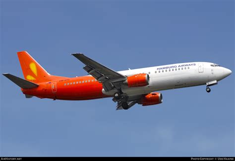 Aircraft Photo of OM-GTC | Boeing 737-430 | Hamburg Airways ...