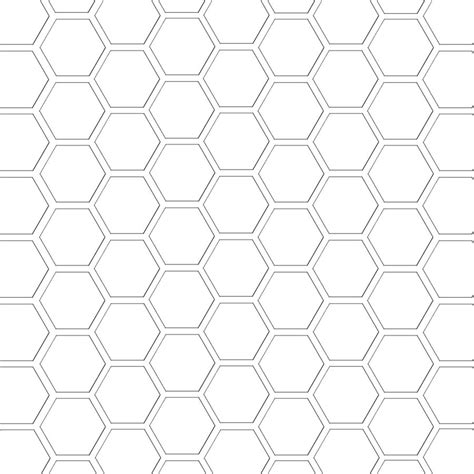 Hexagon digital paper template & hex. paper freebies | Hexagon pattern ...