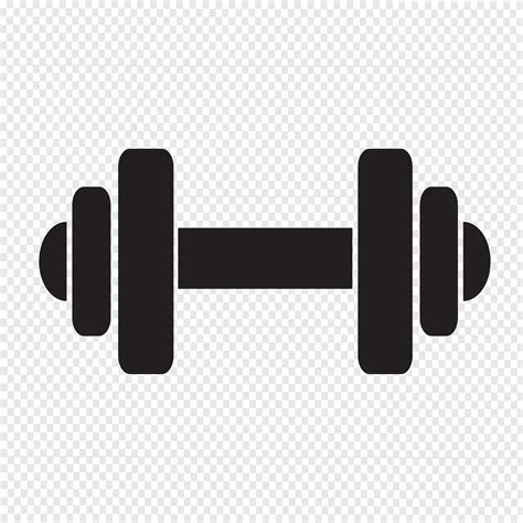 Dumbbell icon symbol sign 630849 Vector Art at Vecteezy