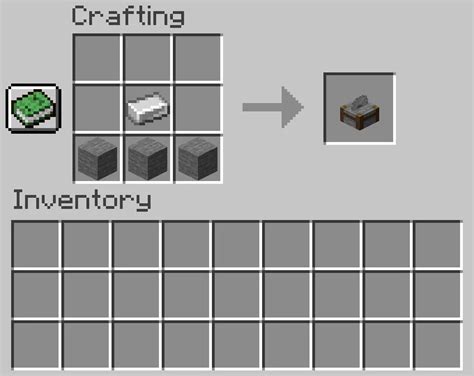 Stone Cutter Recipe Mc : Crafting Official Minecraft Wiki / You need 1 iron ingot + 3 stones to ...