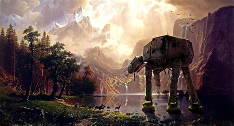 Star Wars, AT AT, Nature, Comic Art Wallpapers HD / Desktop and Mobile Backgrounds