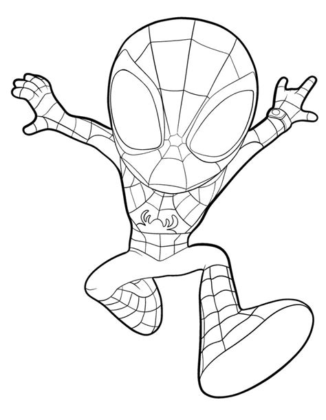 Spidey And His Amazing Friends Attack Coloring Page