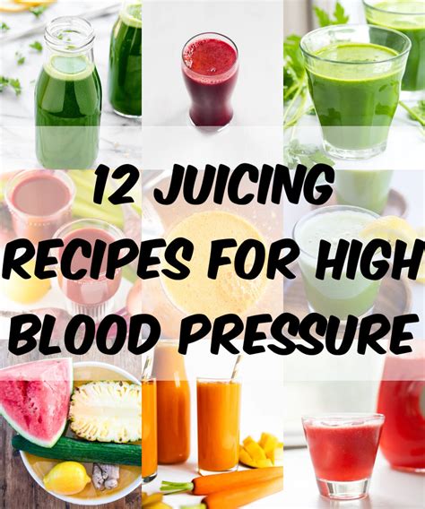 Easy Homemade Juicer Recipes for High Blood Pressure