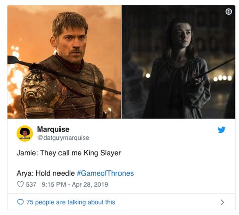 The Top 20 Memes That Prove Arya Is The Real MVP Of Game of Thrones - Trill Mag