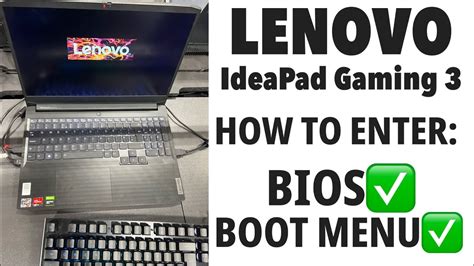 Lenovo IdeaPad Gaming 3 15ACH6 - How To Enter Bios (UEFI) & Boot Menu ...