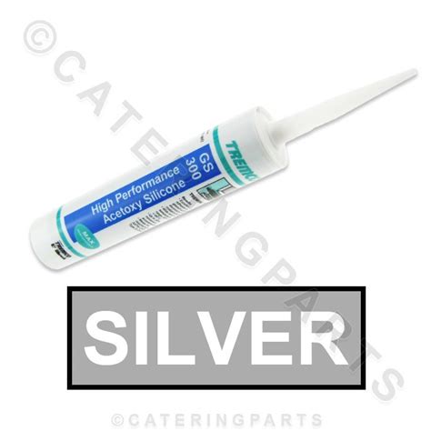 SILVER / GREY - 310ml HIGH TEMPERATURE HIGH PERFORMANCE SILICONE SEALANT 180C° | eBay