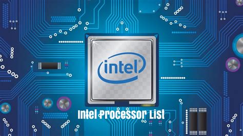 Intel Processor List By Generation, Speed, Oldest To Newest | SelectYourDeals