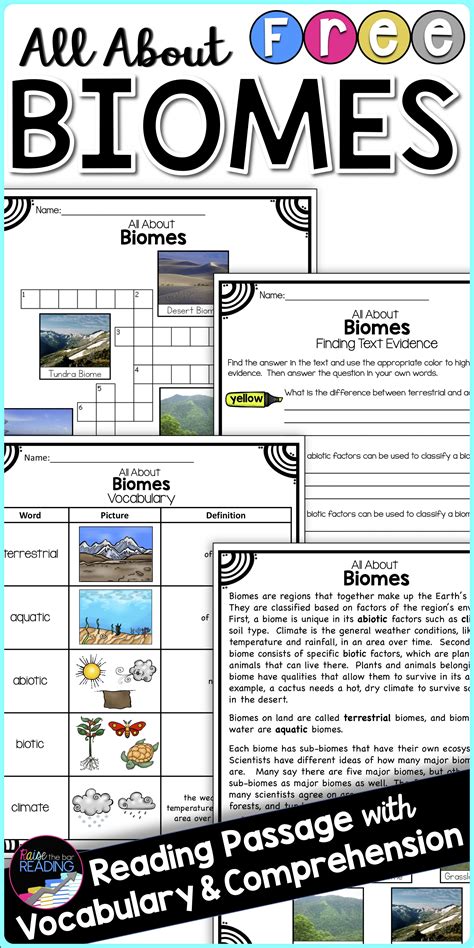 Free Printable Biome Worksheets