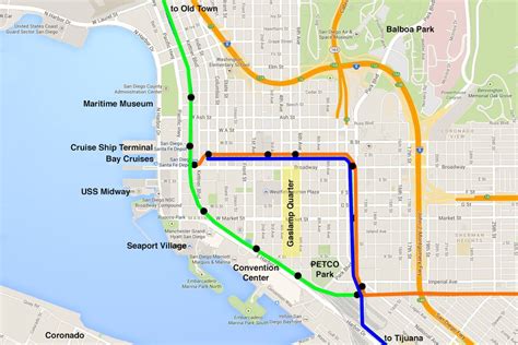 Old Town Trolley San Diego Map - Time Zones Map