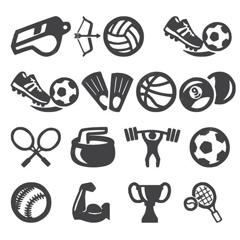 Premium Vector | Vector olympic sports icons collection