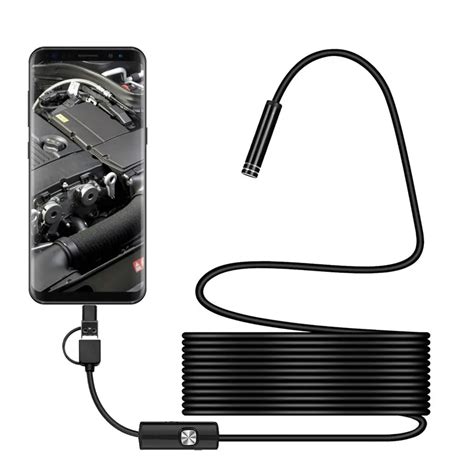 3in1 Waterproof Endoscope Camera Android 720P Borescope Camera Endoscopio USB Type C Endoscope 5 ...