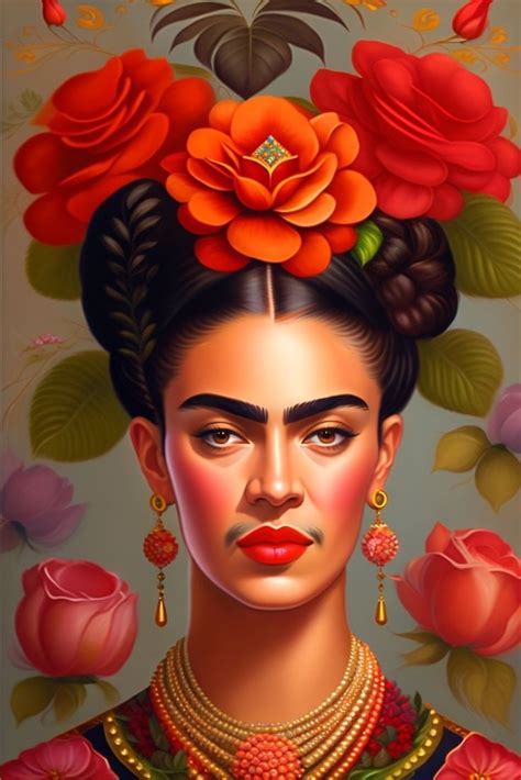 Frida Kahlo AI illustrations made with Lexica Frida Kahlo Paintings ...