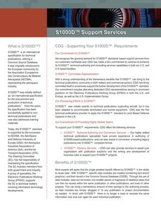 S1000 d support services from cdg | PDF