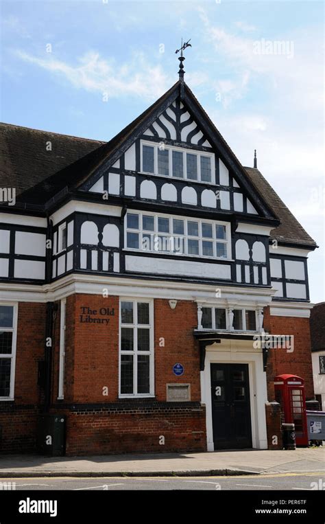 The Old Library, Hertford, Hertfordshire. the public library occupied this building from 1889 ...