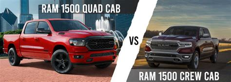 Crew Cab vs. Quad Cab: RAM 1500 Comparison Review | Napleton's River Oaks Chrysler Jeep Dodge