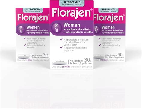 Amazon.com : Florajen Women's Vaginal Probiotics, Provides Gut Health ...