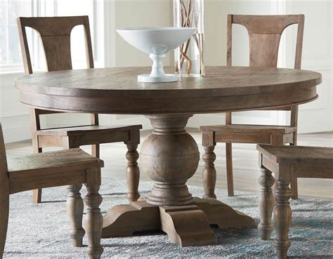 World Interiors ZWCADOTR54WT 54 in. Chatham Downs Round Dining Table ...