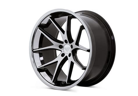 Ferrada FR2 Machine Black/Chrome Lip wheels - PremiumFelgi