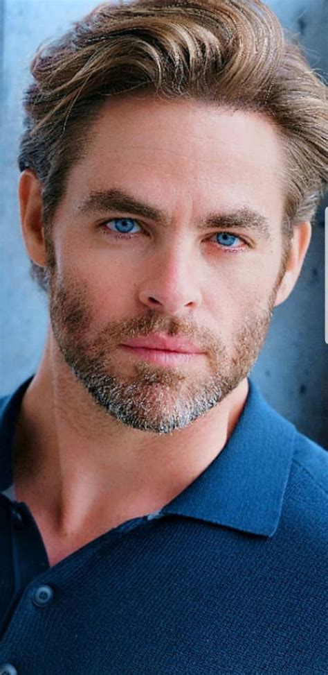 Chris Pine has the most beautiful blue eyes. | Chris pine, Blue eyed men, Gorgeous men