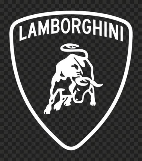 Lamborghini White Logo PNG IMG | Citypng