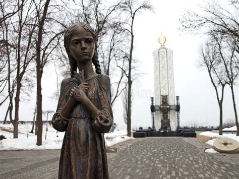 Memorial To The Holodomor Victims Editorial Stock Image - Image of ...