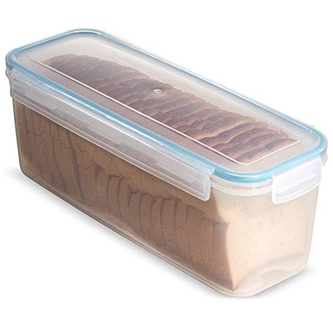 Komax Biokips Sandwich Bread Box with Tray 118.3 oz. - Airtight ...