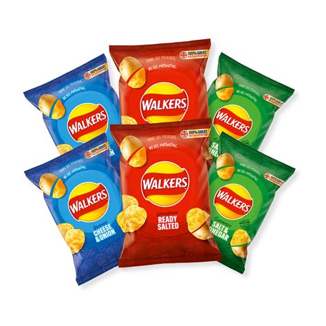 6 Bags of Walkers Crisps - Assorted Flavours – Graze Manchester