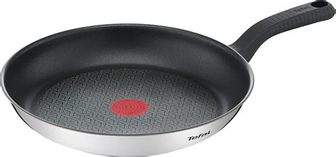 Amazon.com: TEKNICAL. Tefal Comfort Max Stainless Steel Non-Stick Frying Pan, 26 cm - Silver ...