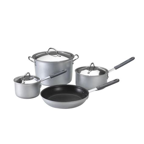 Nordic Ware 7-Piece Silver Cookware Set with Lids-27060M - The Home Depot