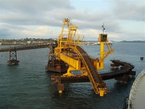 Ship Loader Conveyor Belt Applied In Docks To Load Ships Of Bulk Cargoes Coal,Ore,Grain And ...