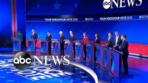 Democratic candidates debate: How to budget health care l ABC News ...